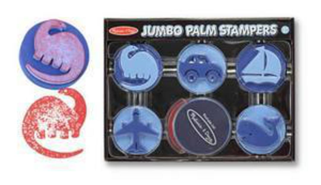 Jumbo Palm Stampers - Blue image 0
